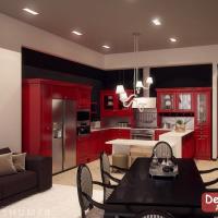 Hallway - kitchen: photo and design