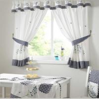 Variations for making curtains for the kitchen with your own hands