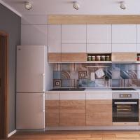آشپزخانه های گوشه 12 متر مربع: راه حل های جالب با عکس