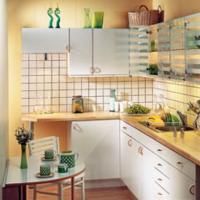 How to arrange a small kitchen: 4 tricks