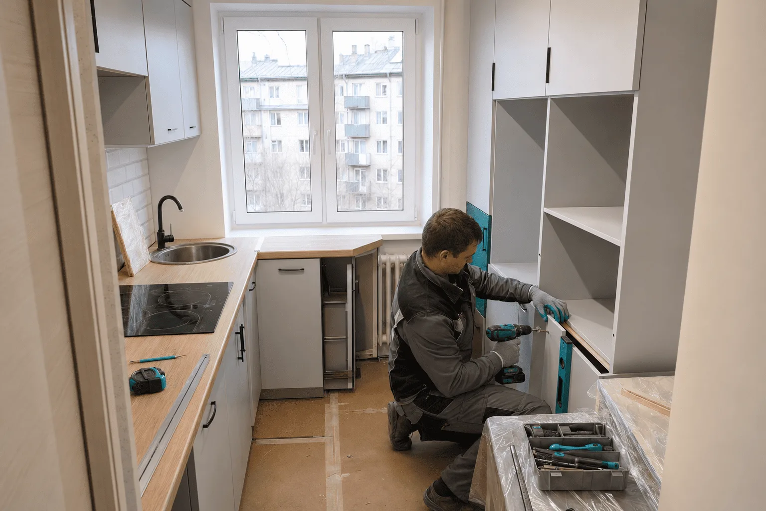 Подробнее о статье Маскировка коммуникаций на кухне